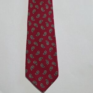 Briar Tie - Classic Paisley Men's Tie in Rich Red